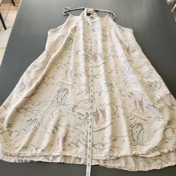 Patagonia Women's Limited Edition Pataloha Dress Size M Voyage Cream Hawaiian - Picture 6 of 15